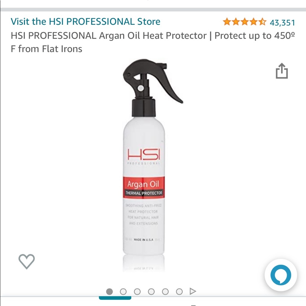 HSI Argan Oil Heat Protector